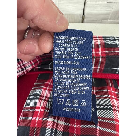 NEW!!"CATALINA" Women's Plaid Zip Up Windbreaker SZ S Boating Nautical Sailing - Picture 7 of 13